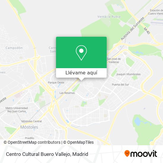 Mapa Centro Cultural Buero Vallejo