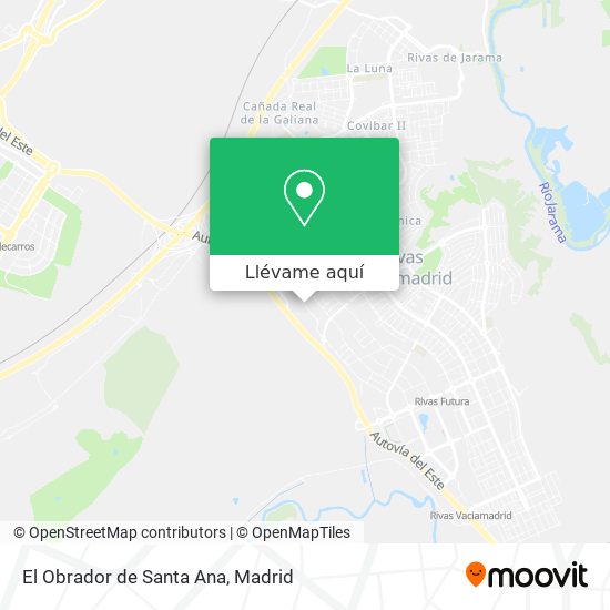Mapa El Obrador de Santa Ana
