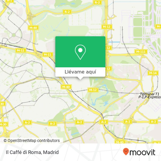 Mapa Il Caffé di Roma, 28042 Corralejos Madrid