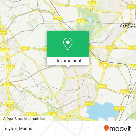 Mapa mytaxi