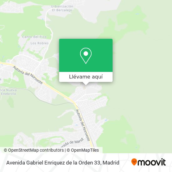 Mapa Avenida Gabriel Enriquez de la Orden 33
