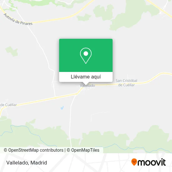 Mapa Vallelado