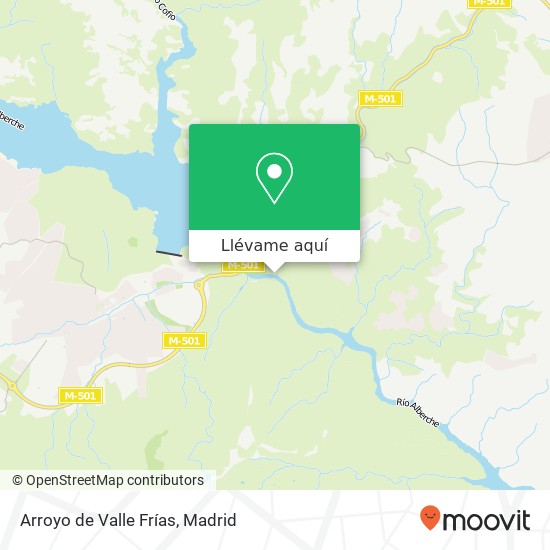 Mapa Arroyo de Valle Frías