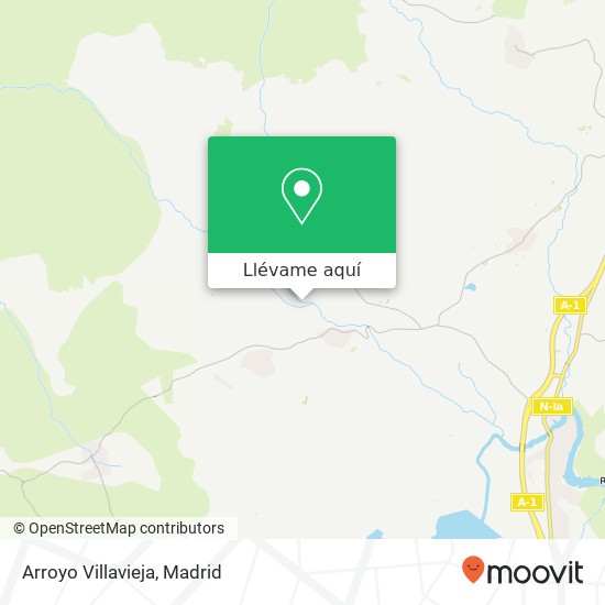 Mapa Arroyo Villavieja