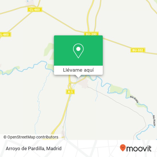 Mapa Arroyo de Pardilla