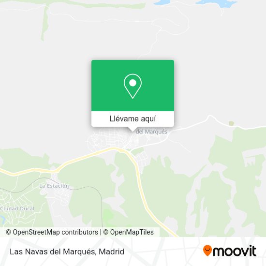 Mapa Las Navas del Marqués