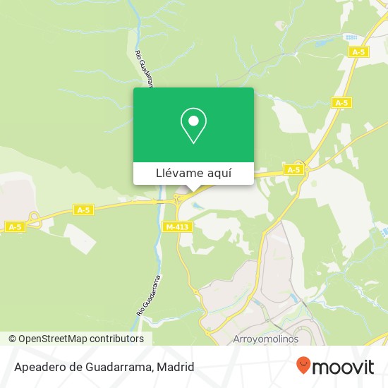 Mapa Apeadero de Guadarrama