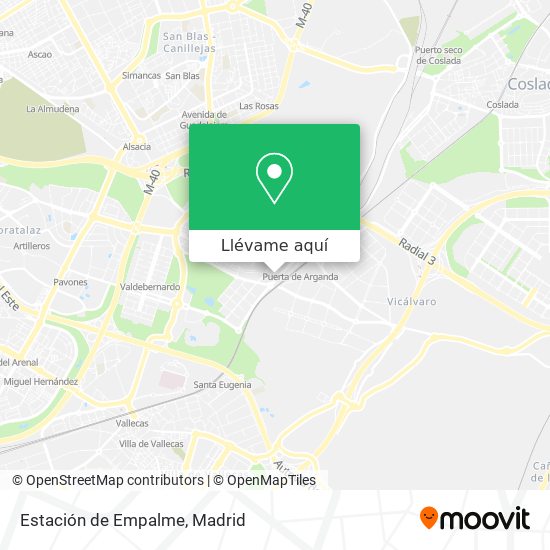 Mapa Estación de Empalme