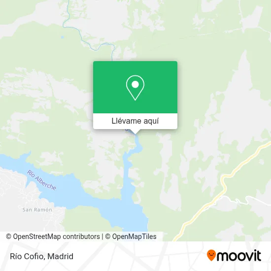 Mapa Río Cofio