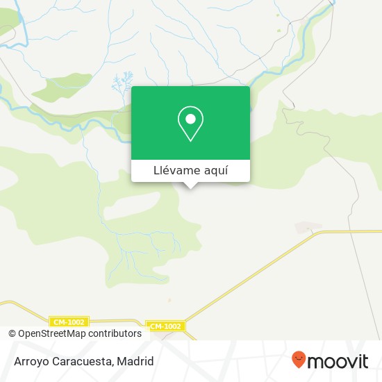 Mapa Arroyo Caracuesta