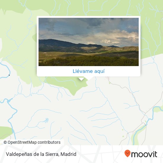 Mapa Valdepeñas de la Sierra