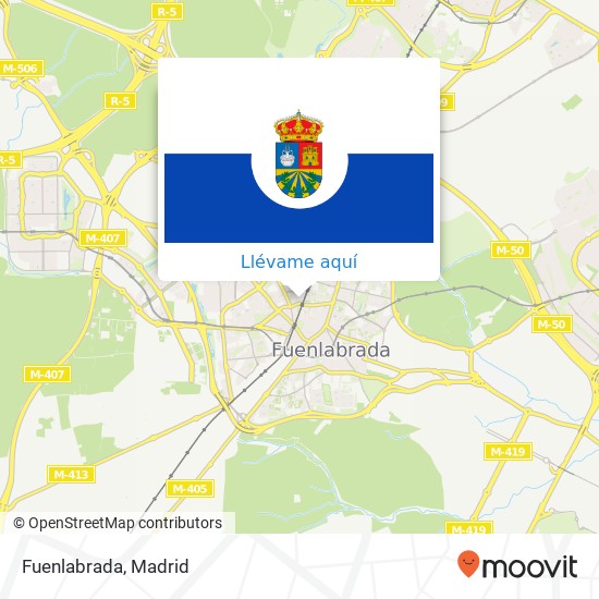 Mapa Fuenlabrada