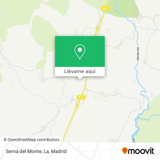 Mapa Serna del Monte, La