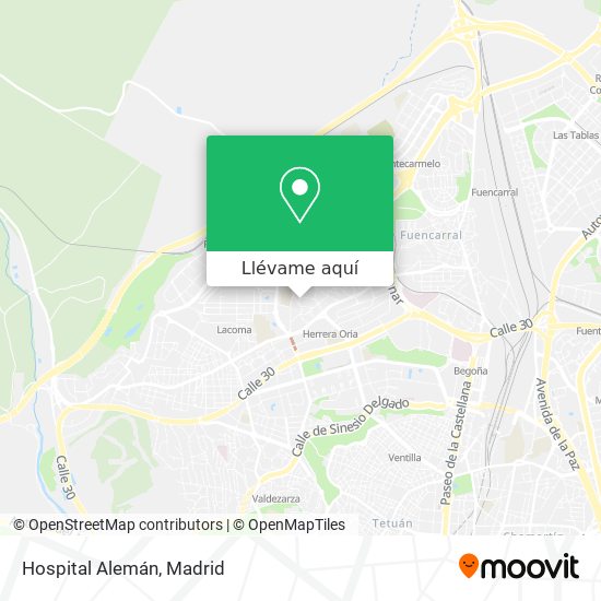 Mapa Hospital Alemán