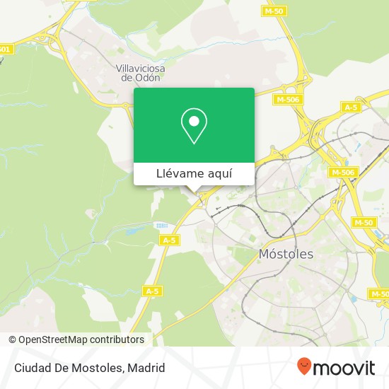 Mapa Ciudad De Mostoles