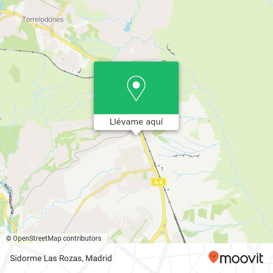 Mapa Sidorme Las Rozas