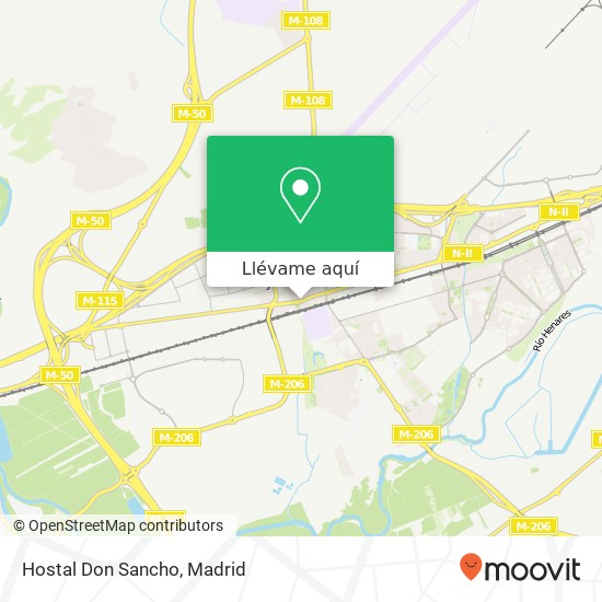 Mapa Hostal Don Sancho