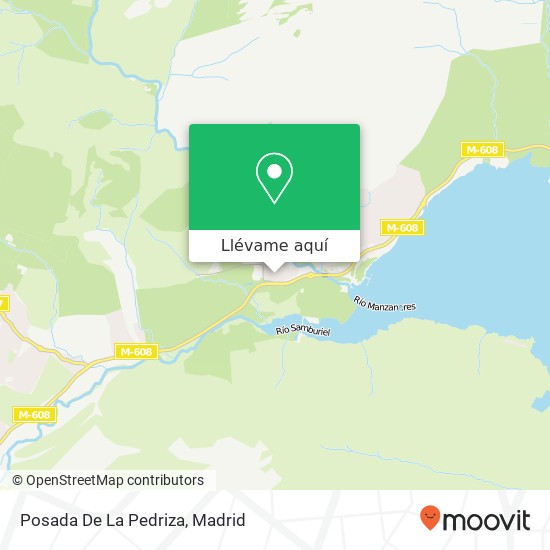 Mapa Posada De La Pedriza