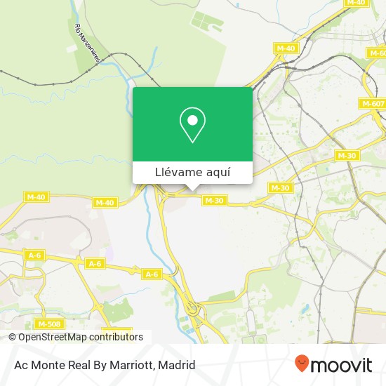 Mapa Ac Monte Real By Marriott