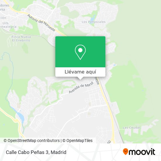 Mapa Calle Cabo Peñas 3