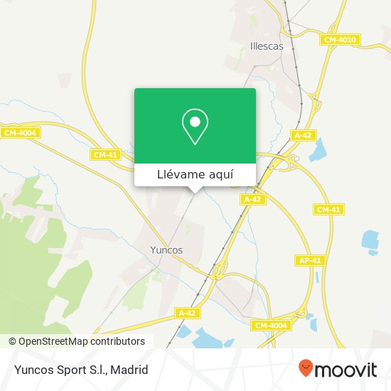 Mapa Yuncos Sport S.l.