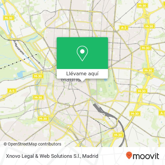 Mapa Xnovo Legal & Web Solutions S.l.
