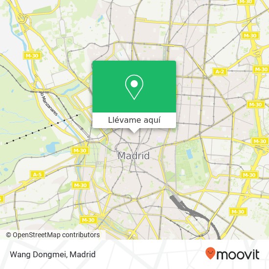 Mapa Wang  Dongmei