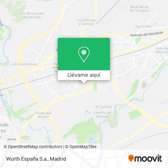 Mapa Wurth España S.a.