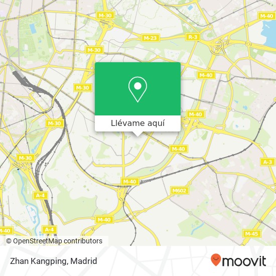 Mapa Zhan  Kangping