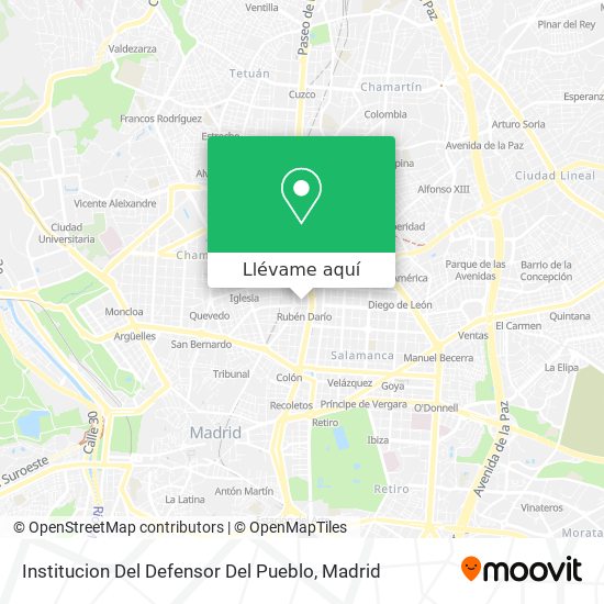 Mapa Institucion Del Defensor Del Pueblo