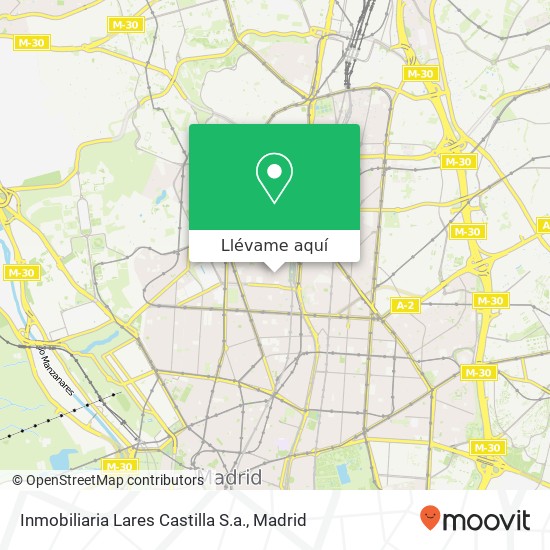 Mapa Inmobiliaria Lares Castilla S.a.