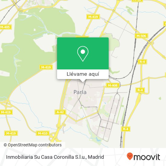 Mapa Inmobiliaria Su Casa Coronilla S.l.u.