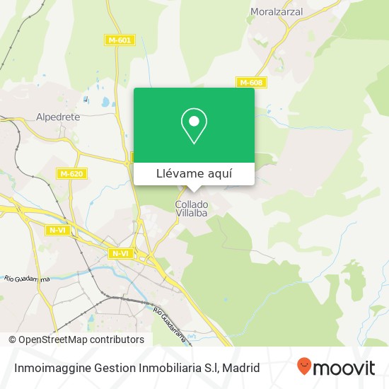 Mapa Inmoimaggine Gestion Inmobiliaria S.l