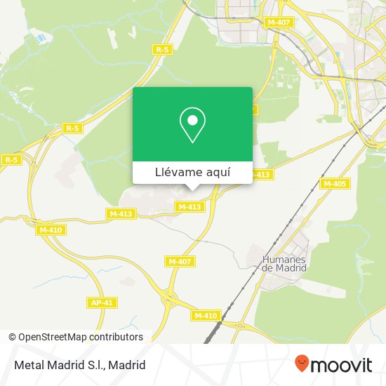 Mapa Metal Madrid S.l.