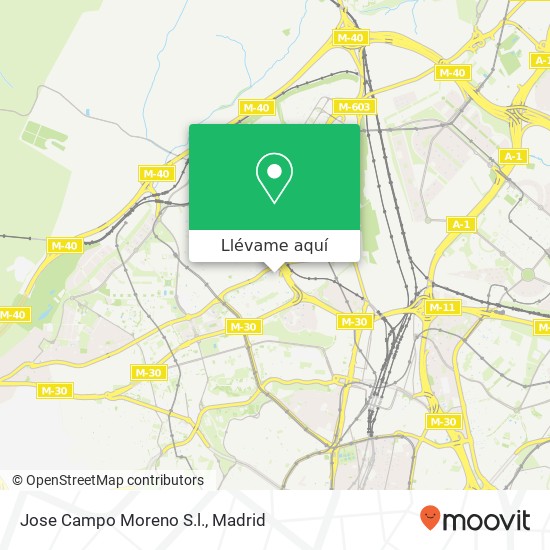 Mapa Jose Campo Moreno S.l.