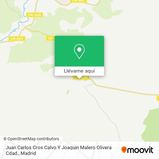 Mapa Juan Carlos Cros Calvo Y Joaquin Malero Olivera Cdad.