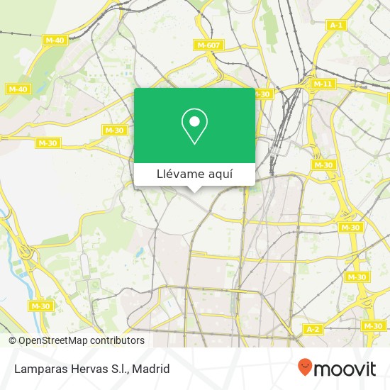 Mapa Lamparas Hervas S.l.