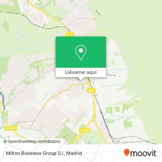 Mapa Milton Business Group S.l.