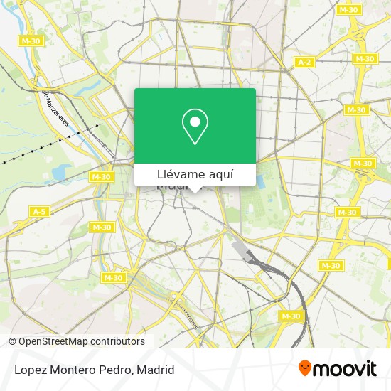 Mapa Lopez Montero Pedro