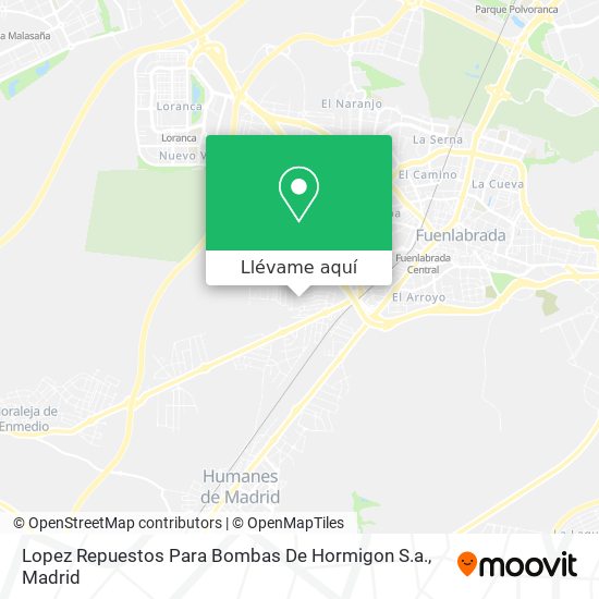 Mapa Lopez Repuestos Para Bombas De Hormigon S.a.