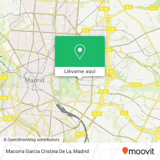 Mapa Macorra Garcia Cristina De La