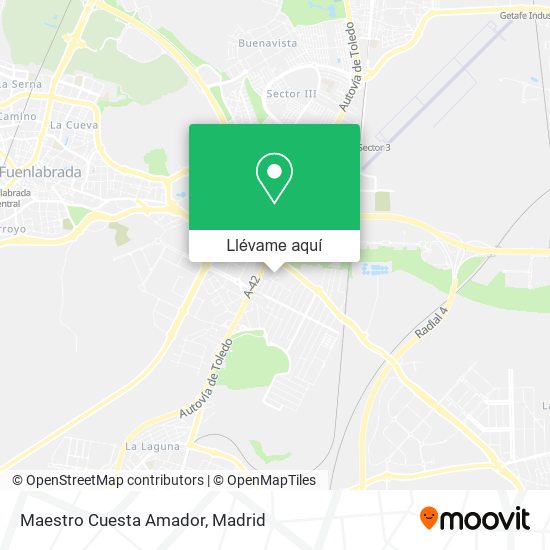 Mapa Maestro Cuesta Amador