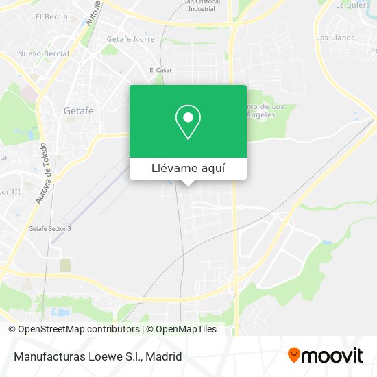 Mapa Manufacturas Loewe S.l.