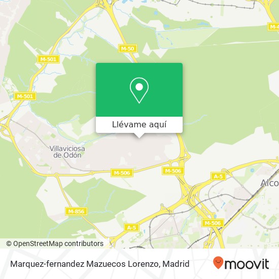 Mapa Marquez-fernandez Mazuecos Lorenzo