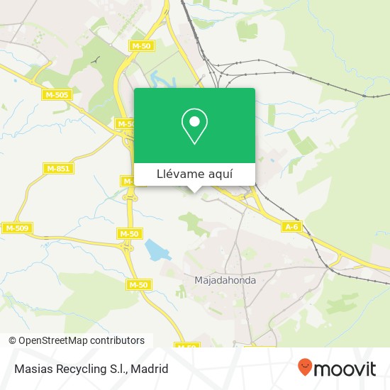 Mapa Masias Recycling S.l.