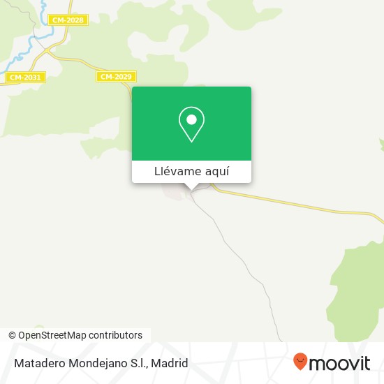 Mapa Matadero Mondejano S.l.