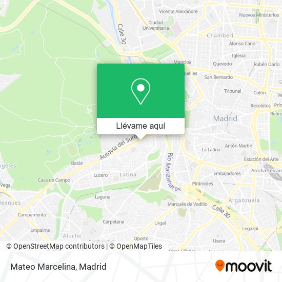 Mapa Mateo  Marcelina