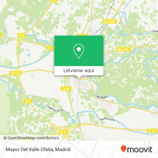 Mapa Mayor Del Valle Ofelia