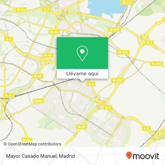 Mapa Mayor Casado Manuel
