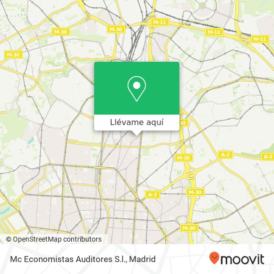 Mapa Mc Economistas Auditores S.l.